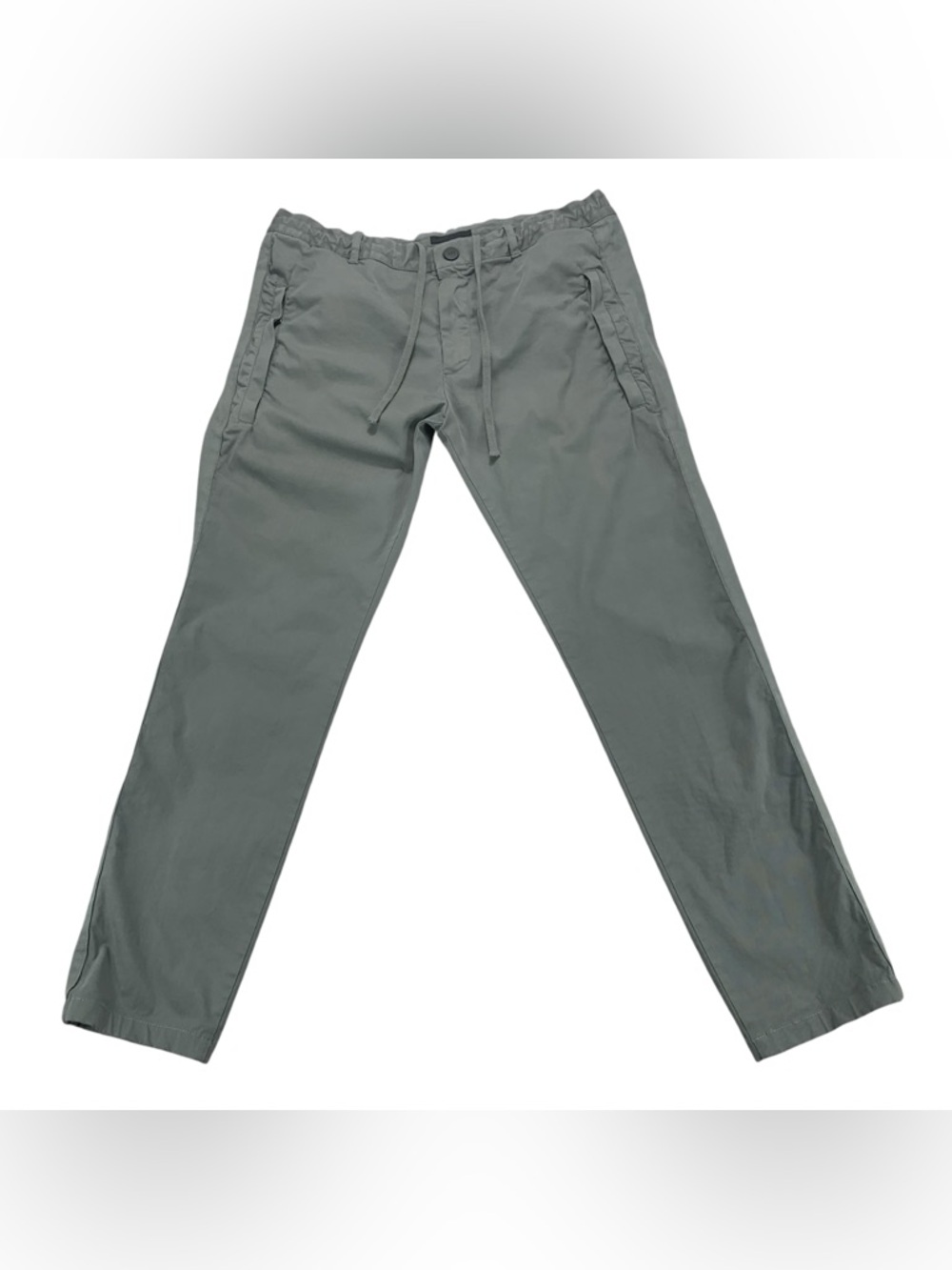 ARI Men’s‎ Gray Drawstring Pants Size 34 Made in Italy Casual Trouser